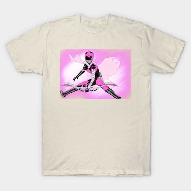 Ranger Slayer (pink glow) T-Shirt by mattmall